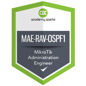 Curso Ruteo Avanzado OSPF con MikroTik RouterOS (MAE-RAV-OSPF1)