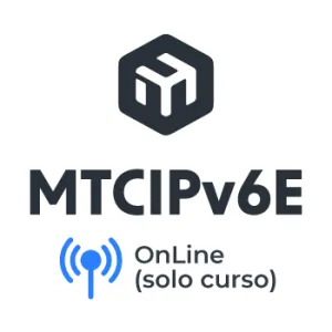 Certificacion de Certificación MIkroTik MTCIPv6E OnLine Solo Curso